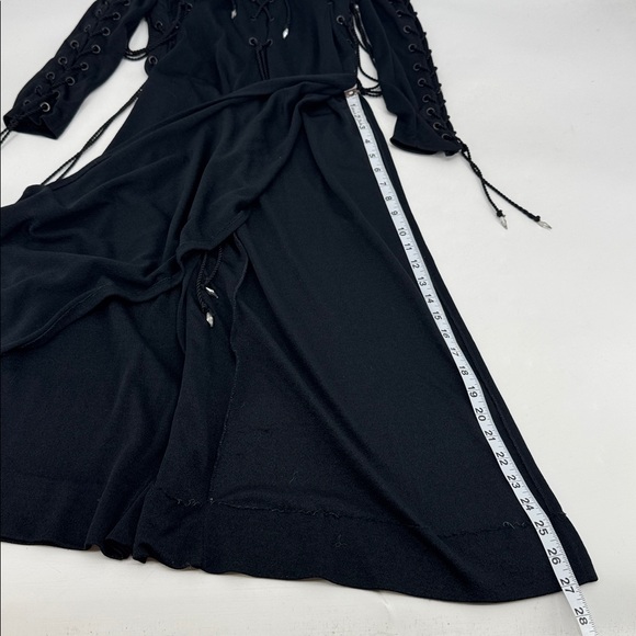 Vintage Y2K Goth Avant Garde Whimsigoth Cosplay Cut Out Corset Dress - Picture 15 of 16